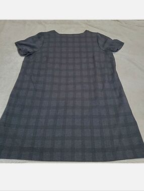 J.‎ Jill Black Windowpane Plaid Ponte Midi Dress Pus Size 3x Classic Office Work